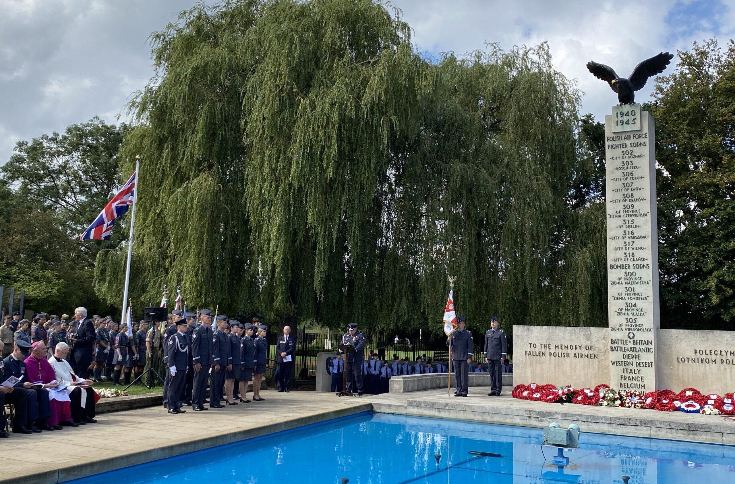 Ceremony of Homage to Fallen Polish Airmen at the Polish Air Force